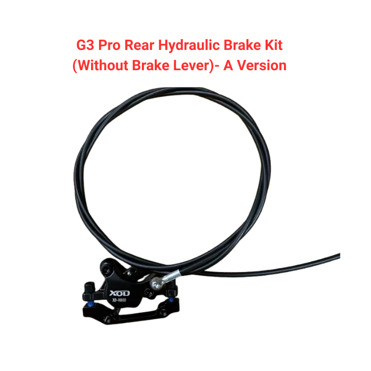 G3 Pro hydrauliskt bakbromskit (utan bromshandtag) - A-version