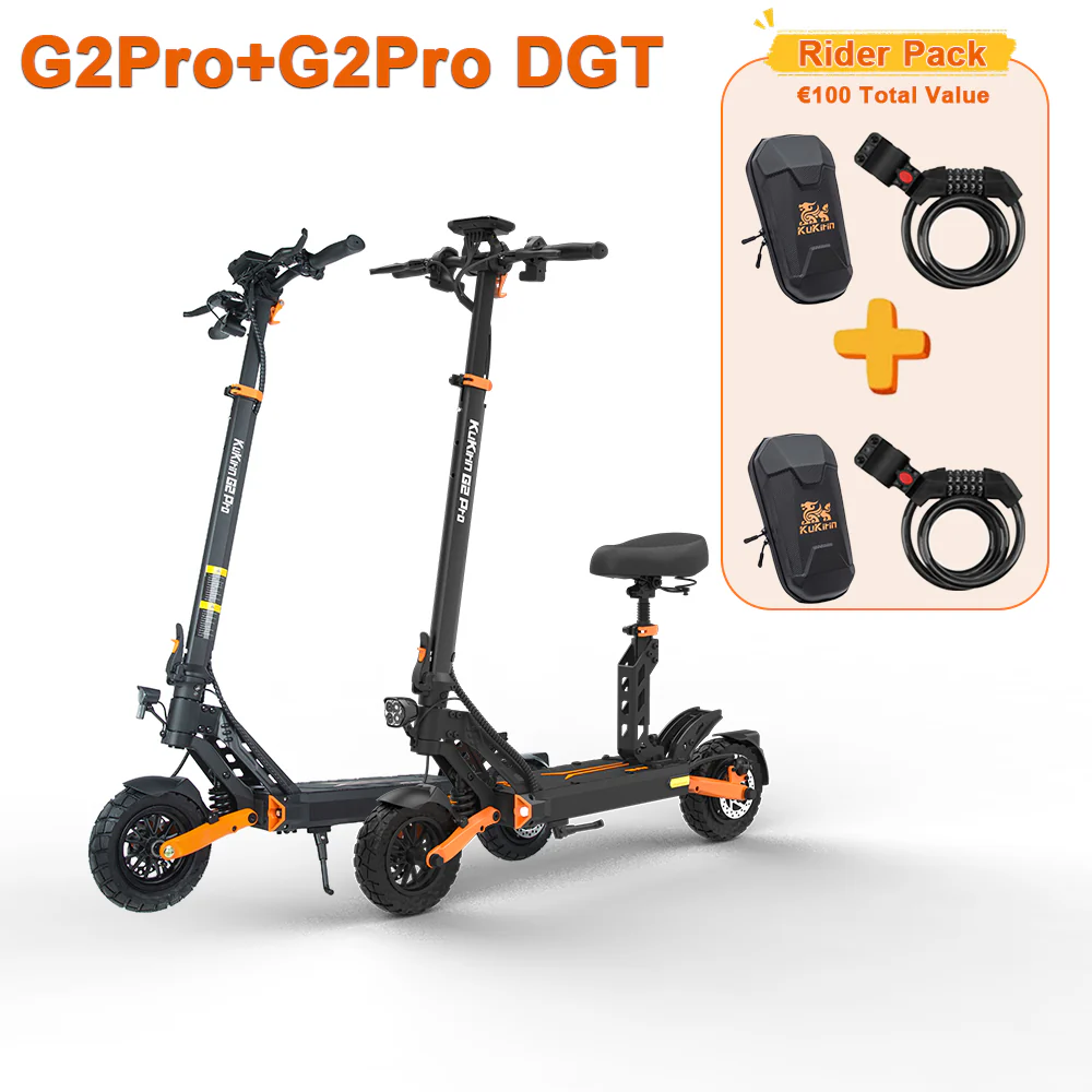 KuKirin G2 Pro European Commuter Bundle (Standard + DGT-certifierad)